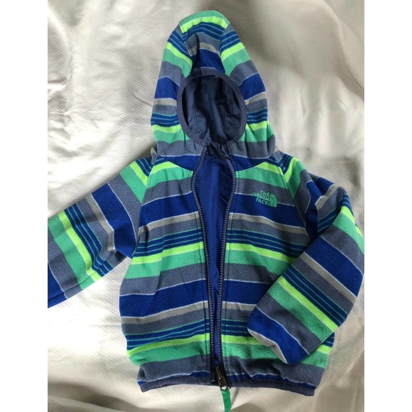 THE NORTH FACE reversible kids jacket coat fleece lined size 2T - Picture 6 of 9
